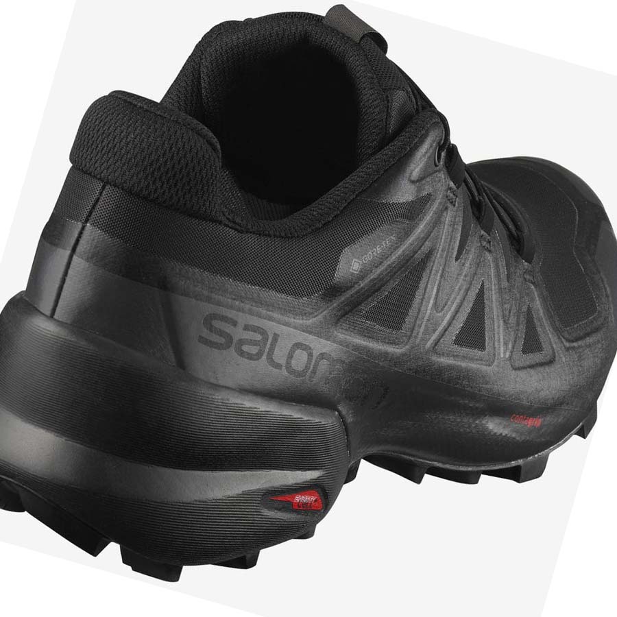 Salomon SPEEDCROSS 5 GORE-TEX Trail Futócipő Férfi Fekete | HU 2115YXF